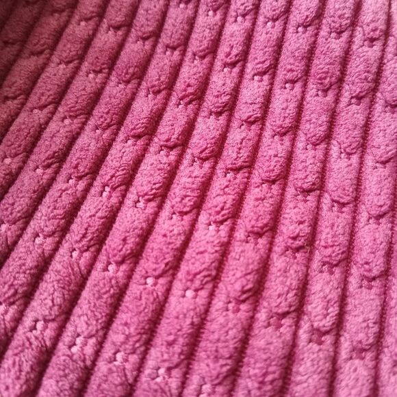 Ingenuity Pink Padded Shoulder Textured Button Down Blazer Jacket Women's Size 8 - Picture 8 of 12